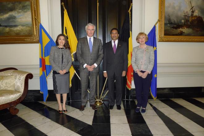 Ontvangst Ambassadeur Sri Lanka