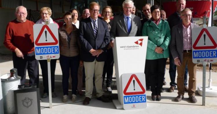 start campagne modder op de weg